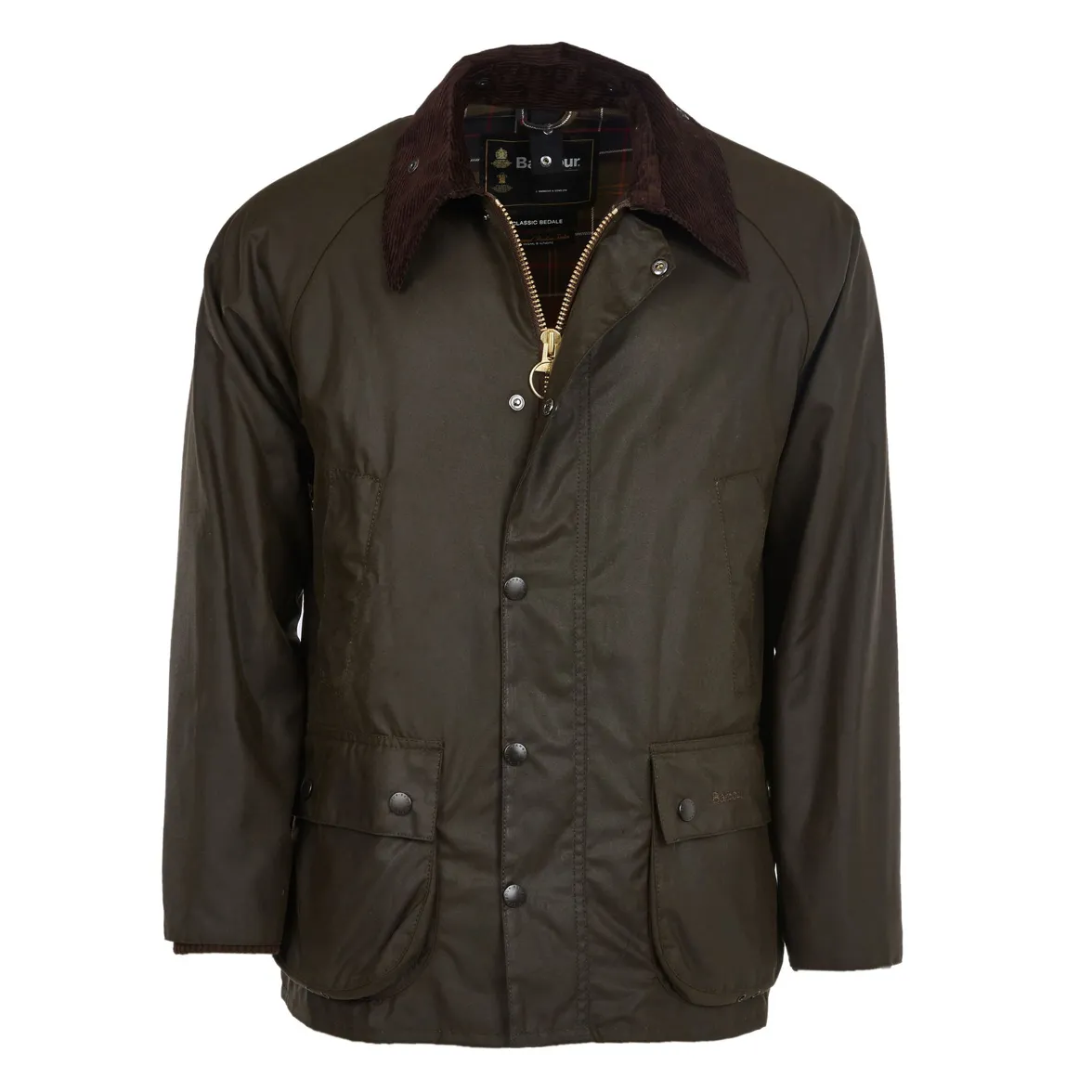 Bedale Waxed Jacket - Olive sold by Mehra
