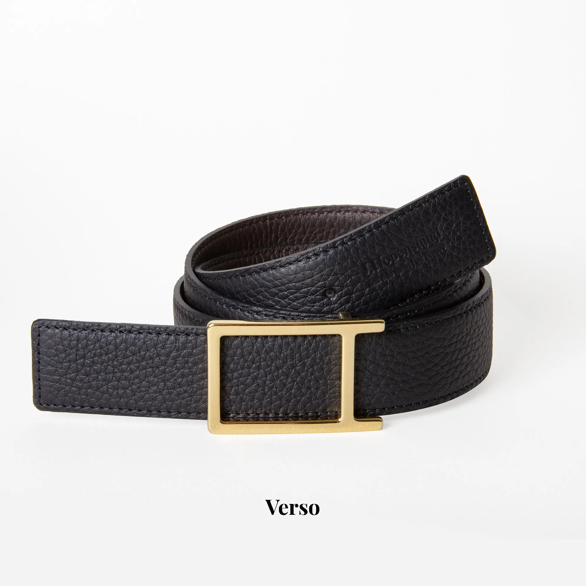 Classic Yellow Gold Buckle - Ebony / Black Bull sold by Mehra product image thumbnail 2