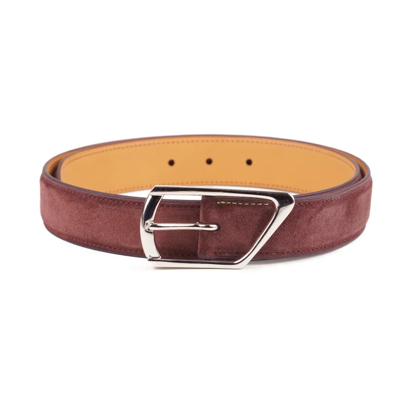 Mistral Belt - Burgundy Suede sold by Mehra