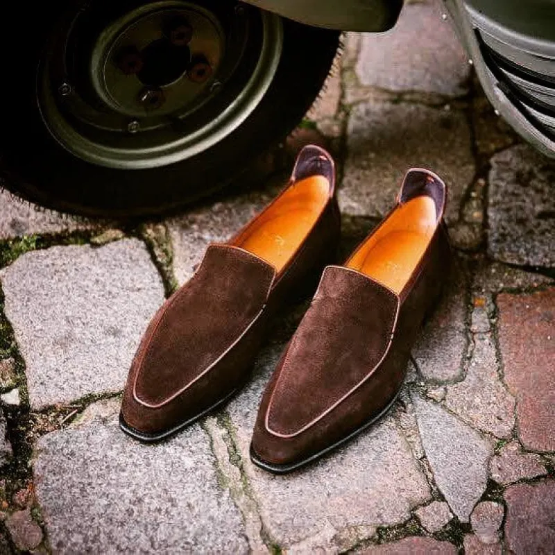 Brighton - Dark Brown Suede sold by Mehra