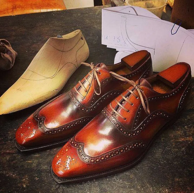 Vendôme - Caramel Brûlé Calf Patina made by Mehra