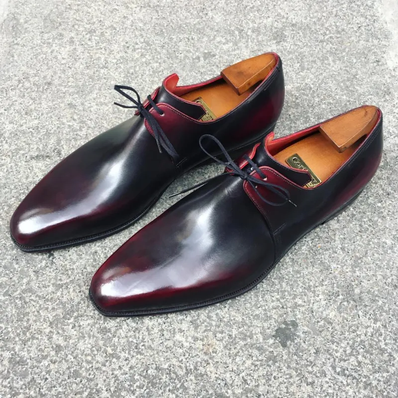 Arca - Lie de Vin Calf Patina sold by Mehra