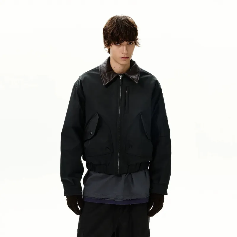 RT No. 50141 LEATHER COLLAR WORKWEAR JACKET sold by Real Takai