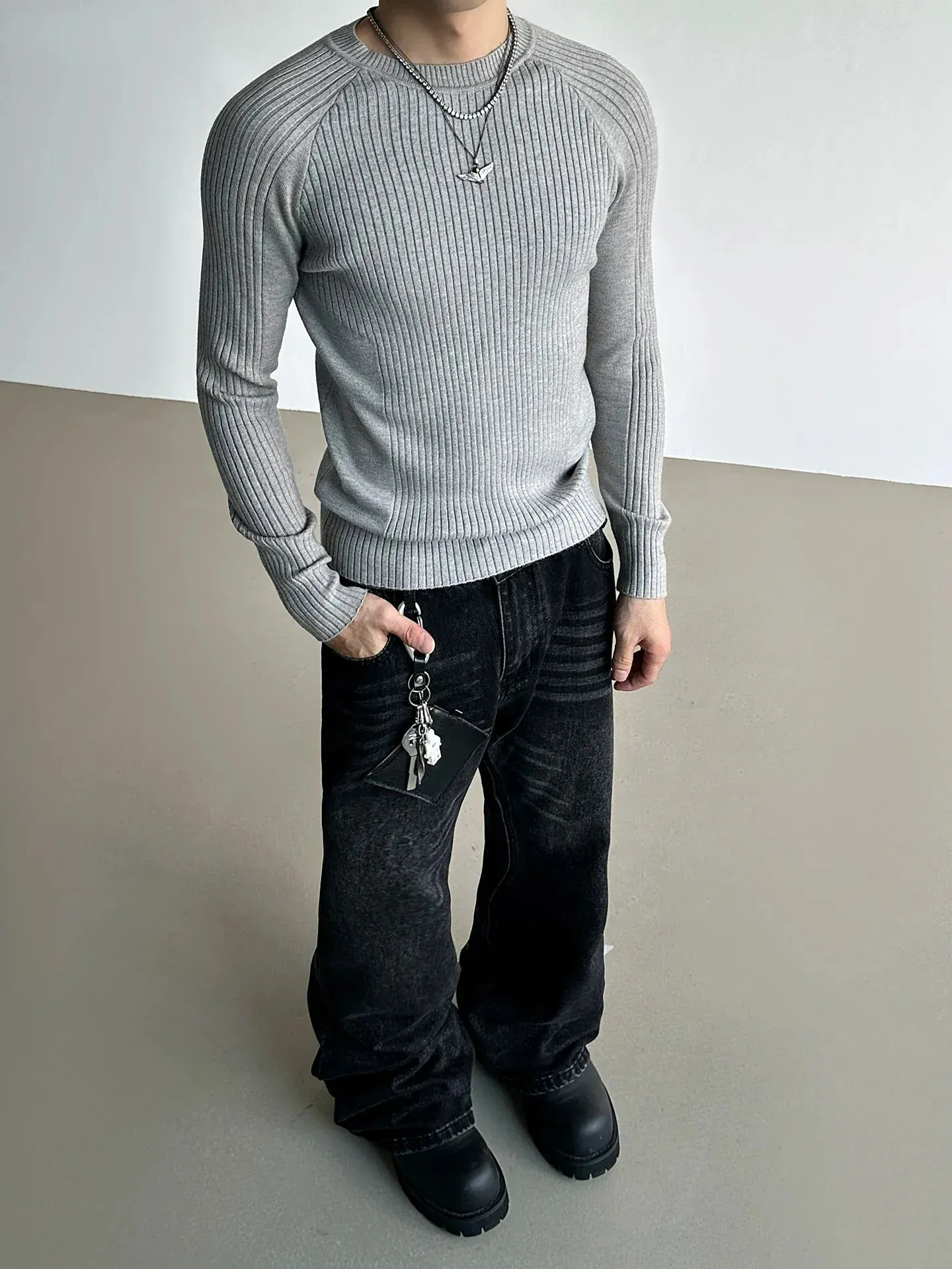 RT No. 50128 KNITWEAR SLIM LONGSLEEVE sold by Real Takai product image thumbnail 4
