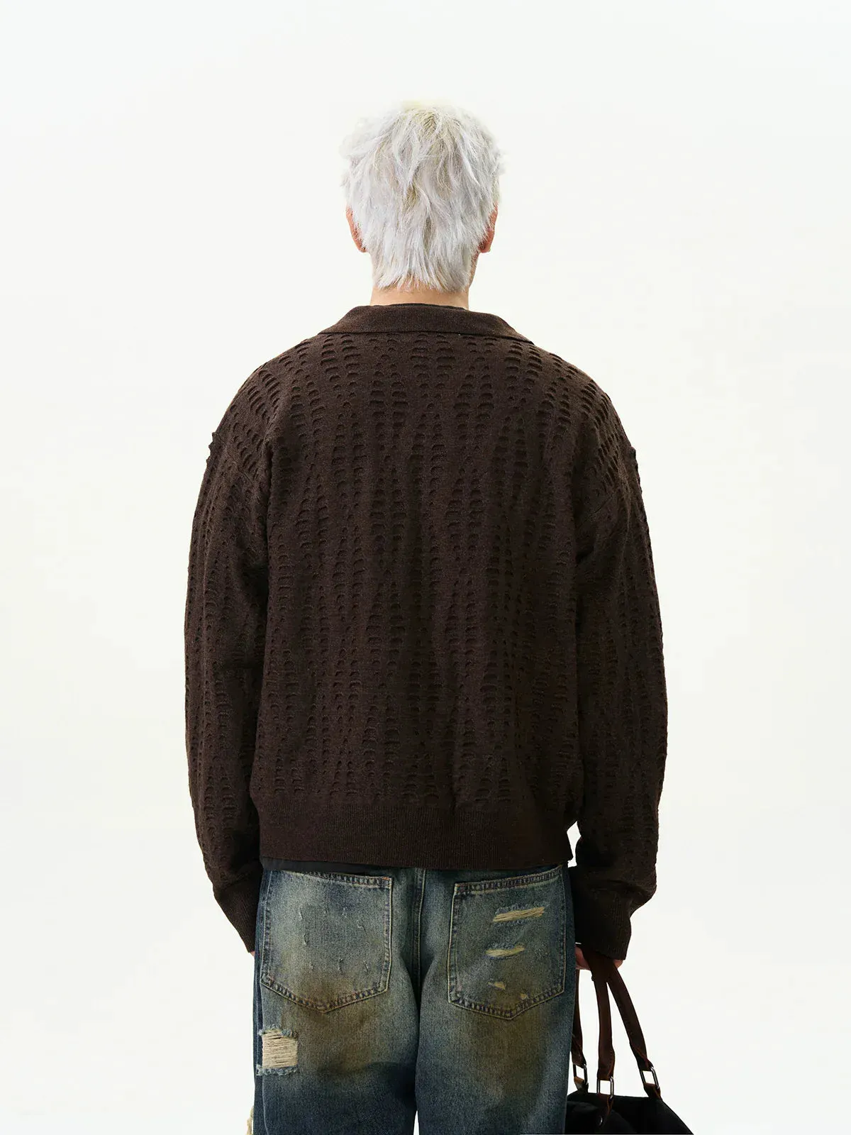 RT No. 50011 KNITWEAR V-NECK SWEATER sold by Real Takai product image thumbnail 5