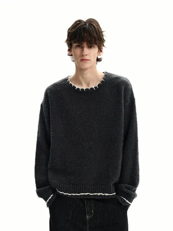 RT No. 50001 KNITWEAR STITCHING SWEATER sold by Real Takai