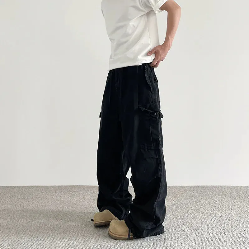 RT No. 40828 BAGGY STRAIGHT CARGO PANTS sold by Real Takai