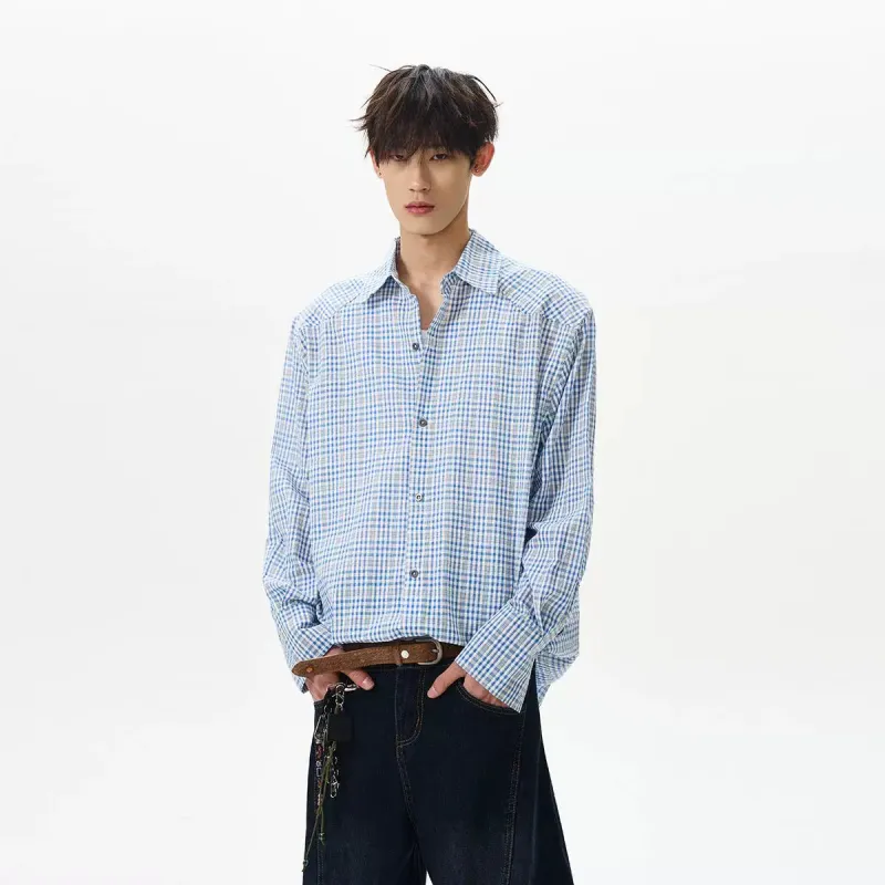 RT No. 40715 PLAID BUTTON UP SHIRT sold by Real Takai