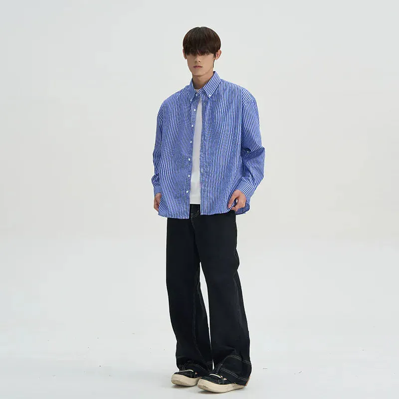 RT No. 40523 STRIPED BUTTON UP SHIRT sold by Real Takai product image thumbnail 4
