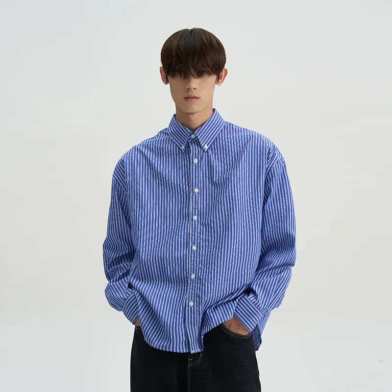 RT No. 40523 STRIPED BUTTON UP SHIRT sold by Real Takai