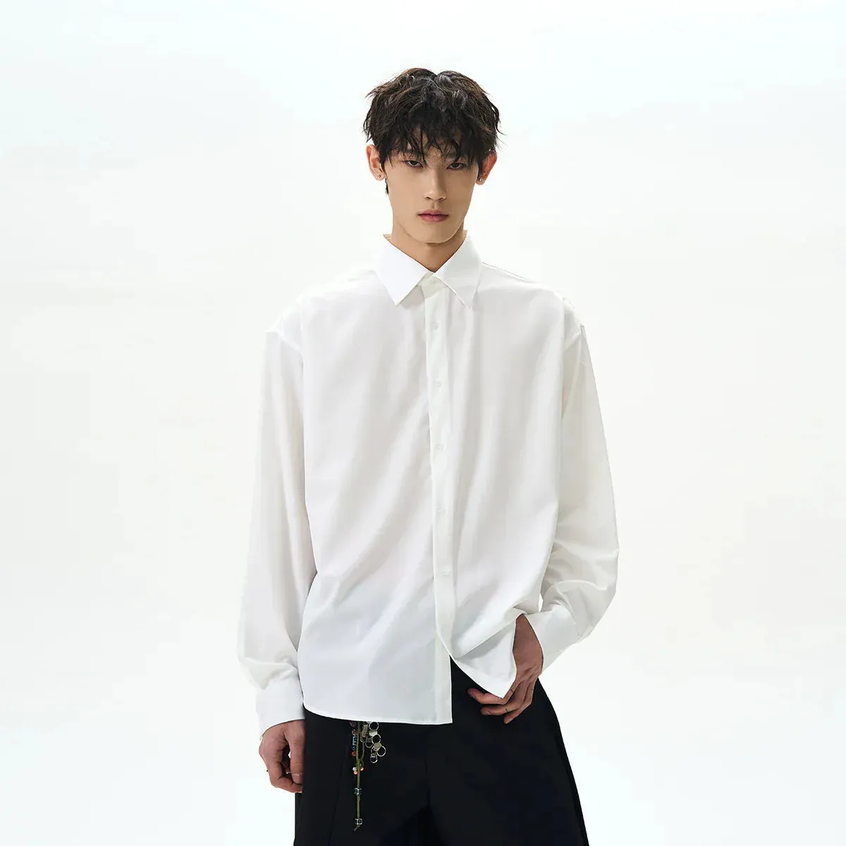 RT No. 40517 WHITE BUTTON UP SHIRT sold by Real Takai product image thumbnail 2