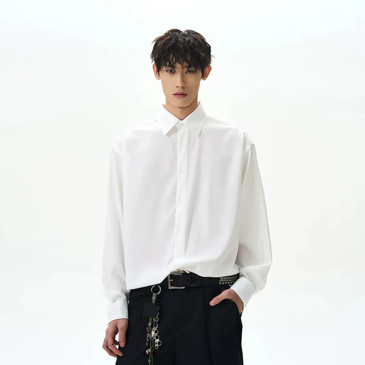 RT No. 40517 WHITE BUTTON UP SHIRT sold by Real Takai product image thumbnail 3