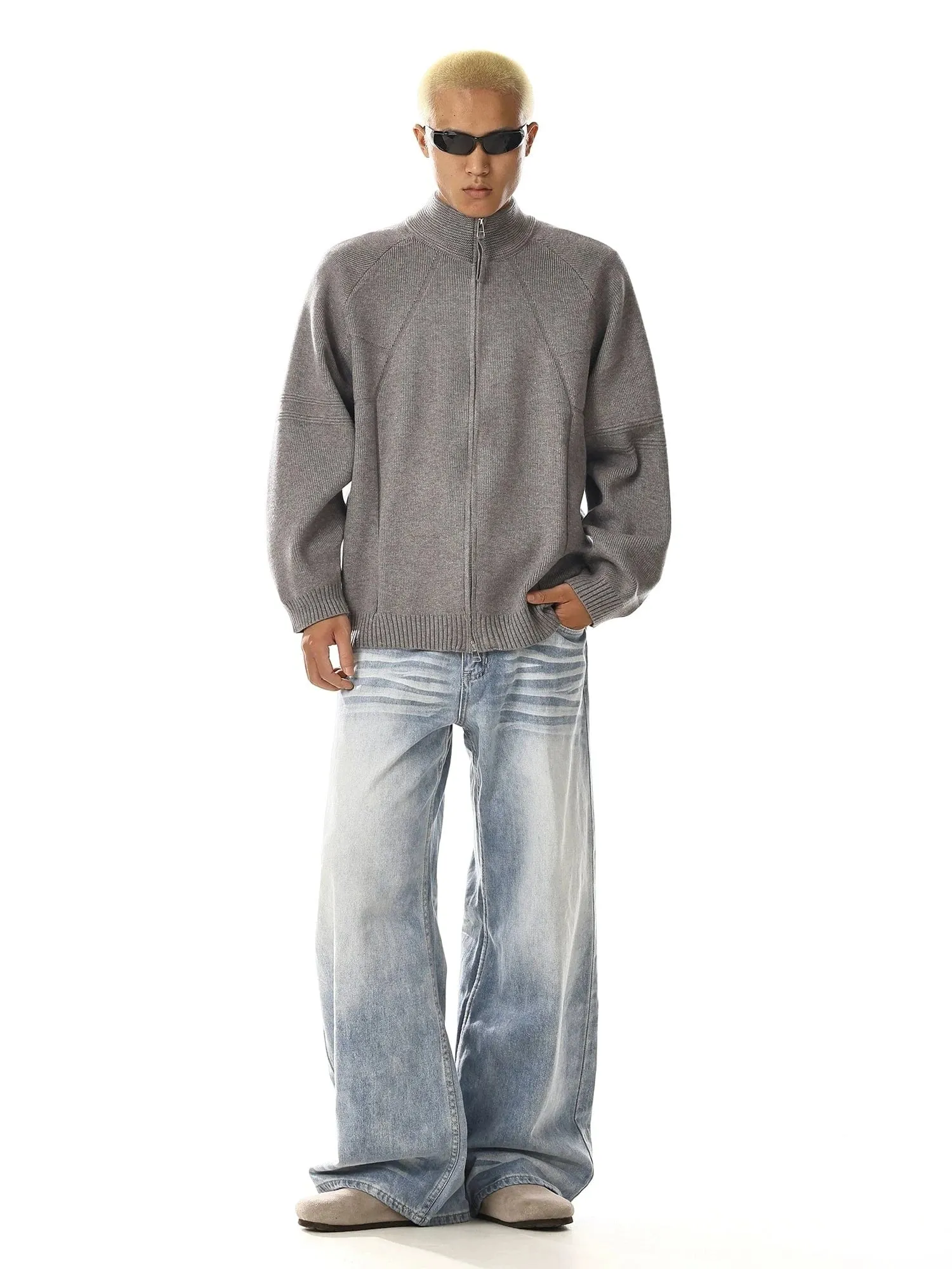 RT No. 32742 KNITWEAR SPORTS ZIP SWEATER sold by Real Takai product image thumbnail 5