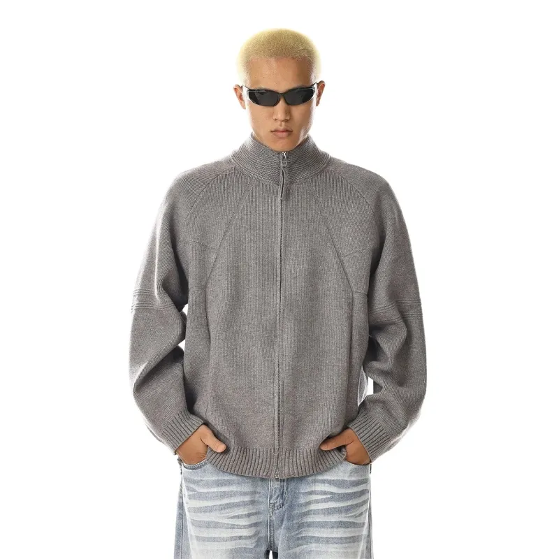 RT No. 32742 KNITWEAR SPORTS ZIP SWEATER made by Real Takai