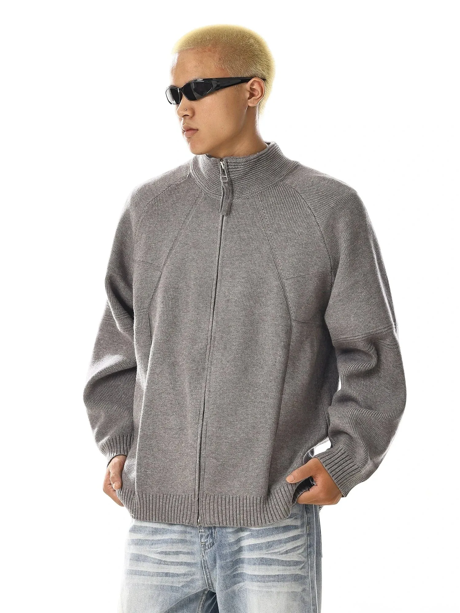 RT No. 32742 KNITWEAR SPORTS ZIP SWEATER sold by Real Takai product image thumbnail 3