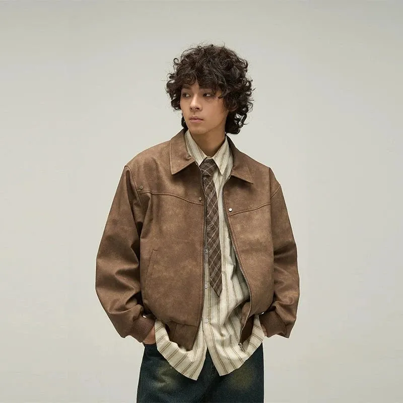 RT No. 32529 LEATHER ZIP-UP JACKET sold by Real Takai