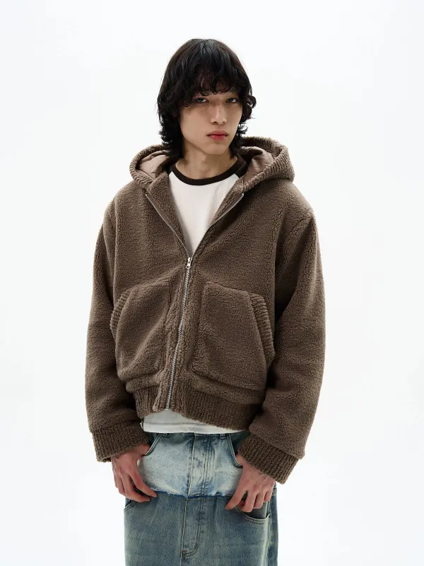 RT No. 32506 WOOLEN ZIP HOODIE JACKET sold by Real Takai