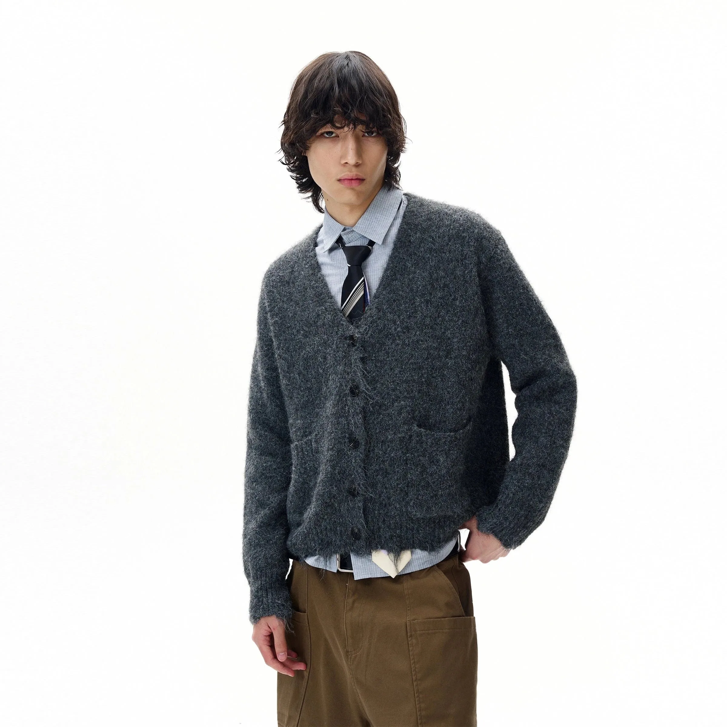 RT No. 31021 KNITWEAR GAKKO CARDIGAN sold by Real Takai
