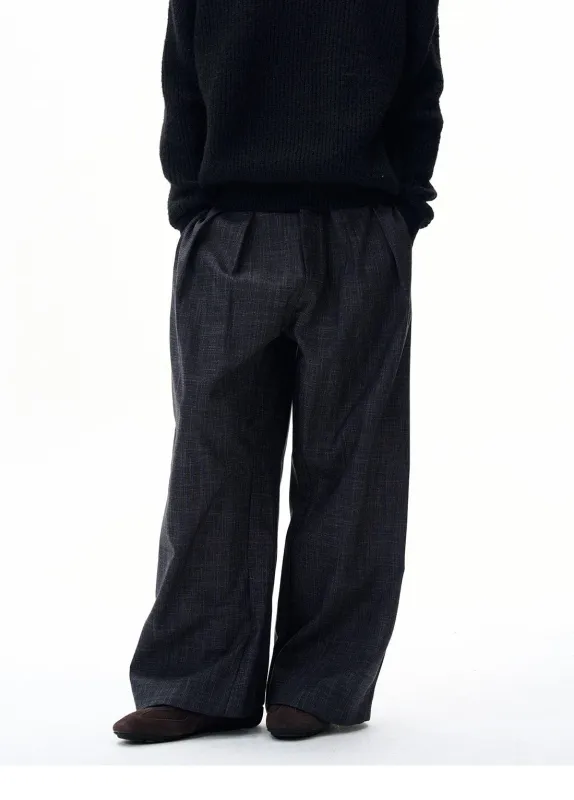 RT No. 32106 PLEATED BAGGY SUIT PANTS sold by Real Takai