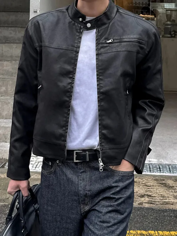 RT No. 32082 LEATHER BIKER JACKET sold by Real Takai