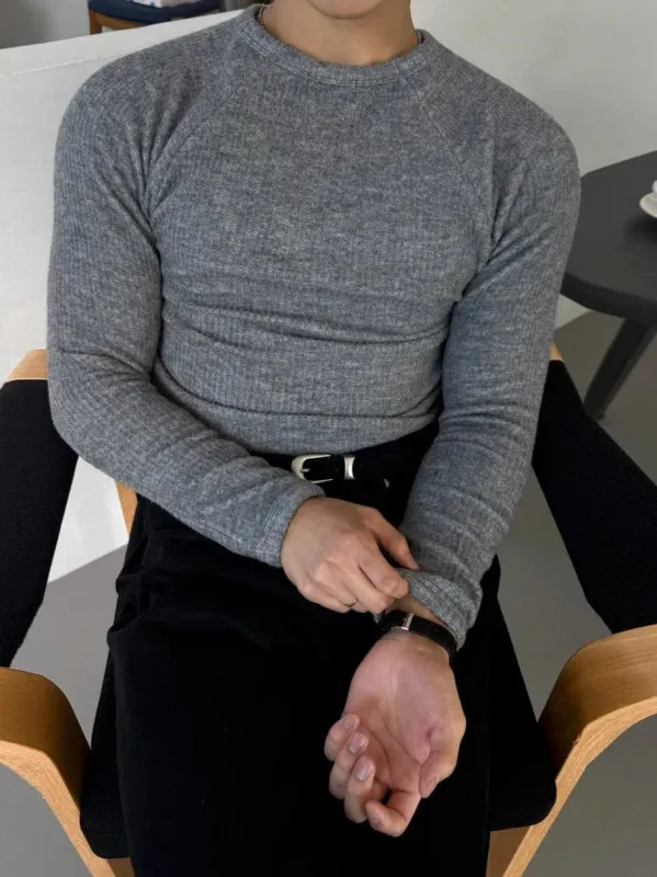 RT No. 32055 KNIT SLIM FIT COMPRESSION LONGSLEEVE sold by Real Takai