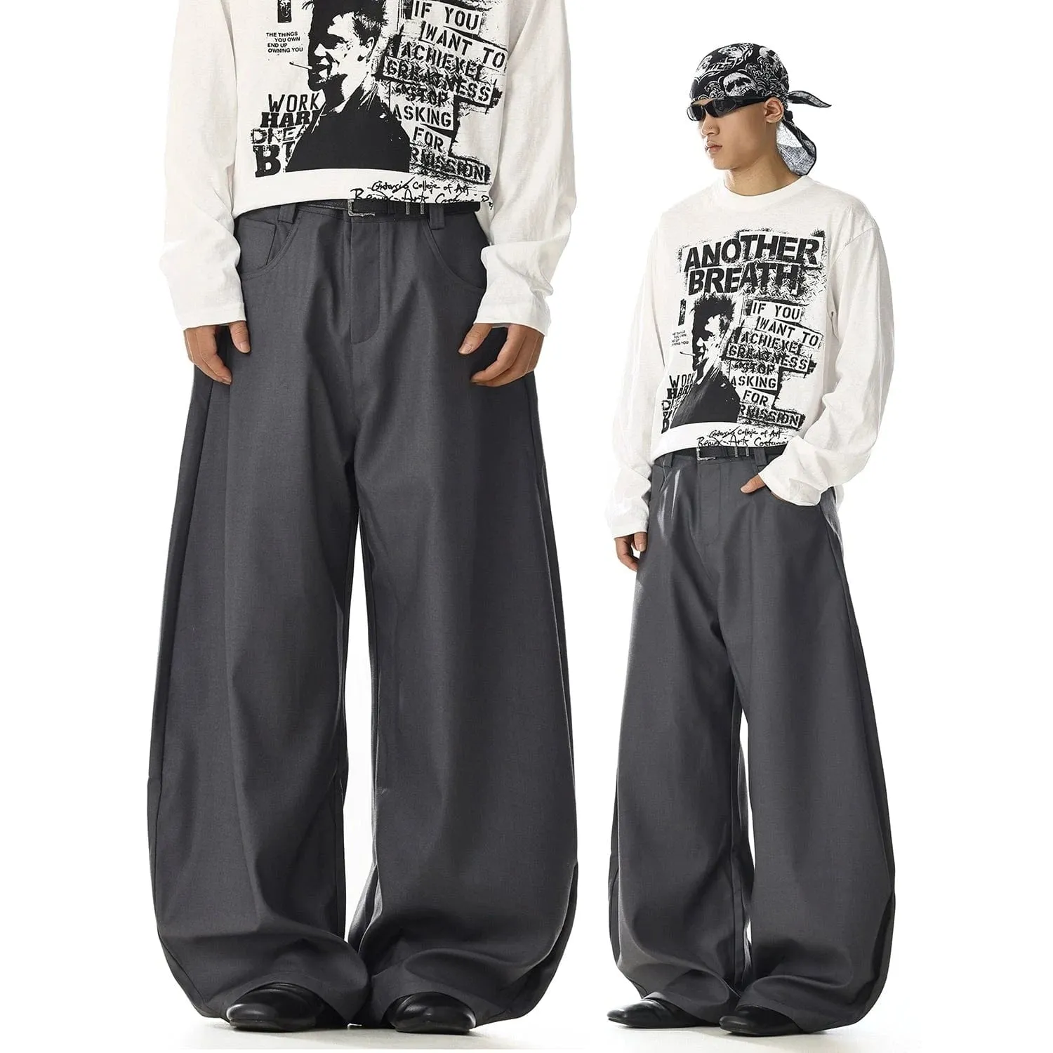 RT No. 32021 WIDE SCIMITAR SUIT PANTS sold by Real Takai product image thumbnail 2