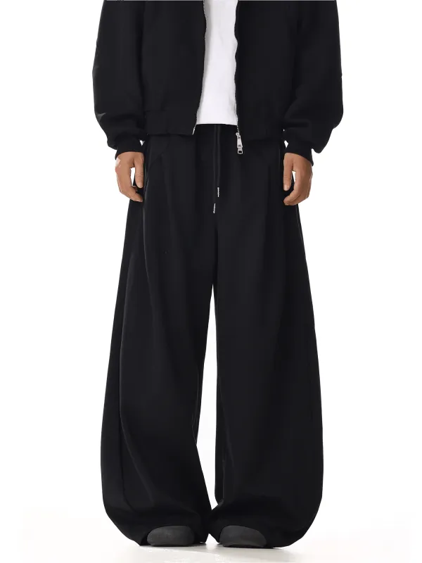 RT No. 32017 BLACK WIDE SCIMITAR SWEATPANTS sold by Real Takai