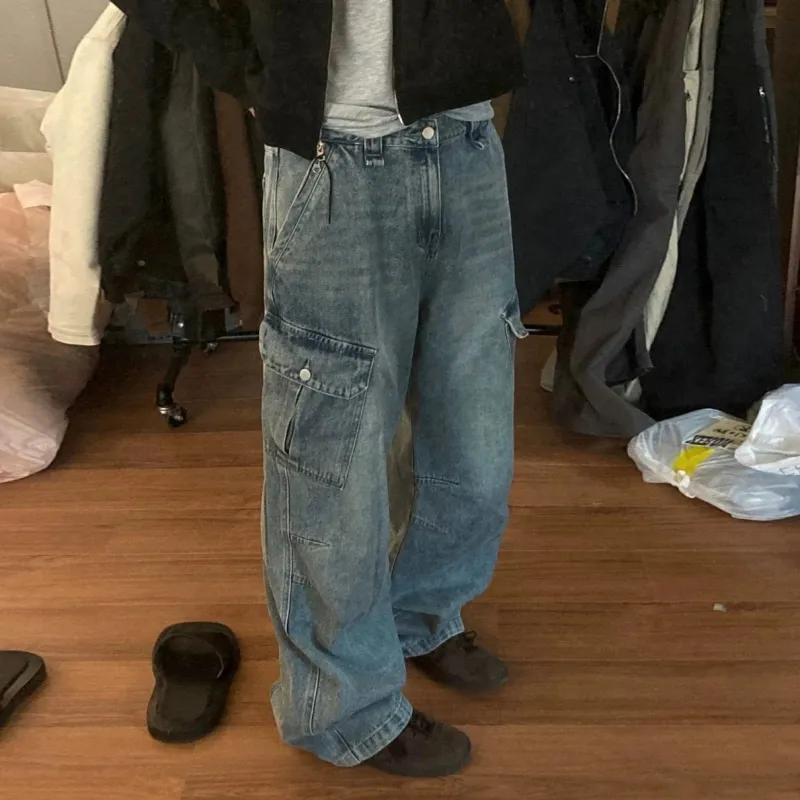 RT No. 29505 WASHED CARGO DENIM JEANS sold by Real Takai