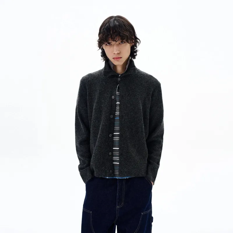 RT No. 29012 KNITWEAR WOOL BLEND CARDIGAN SWEATER sold by Real Takai