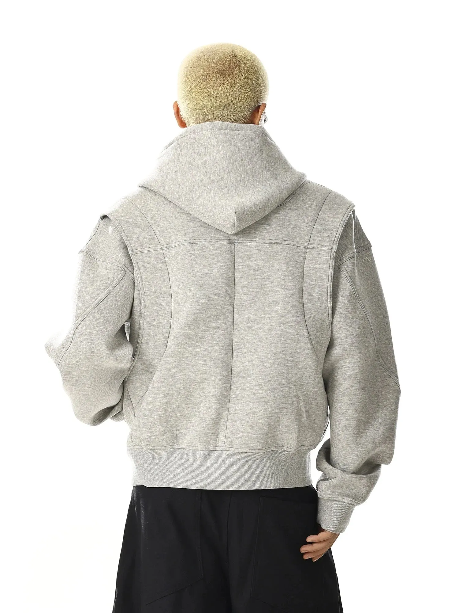 RT No. 28006 GRAY HEAVYWEIGHT ZIP HOODIE sold by Real Takai product image thumbnail 4