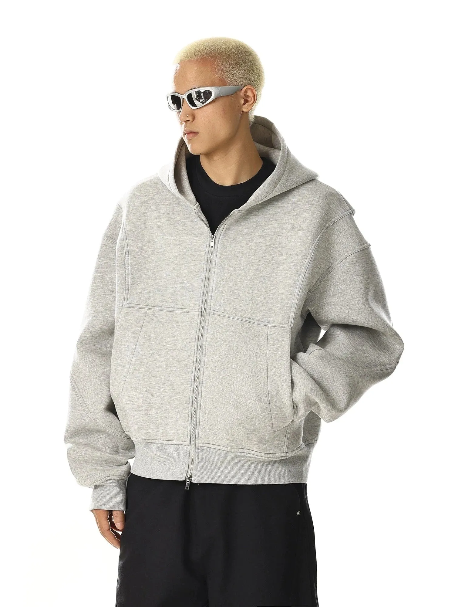 RT No. 28006 GRAY HEAVYWEIGHT ZIP HOODIE sold by Real Takai product image thumbnail 2