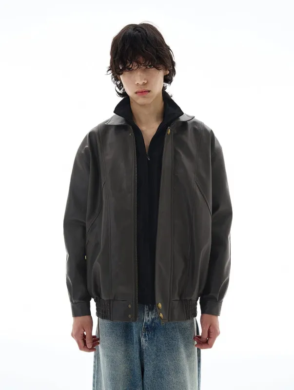 RT No. 25060 RODEO LEATHER ZIP JACKET sold by Real Takai