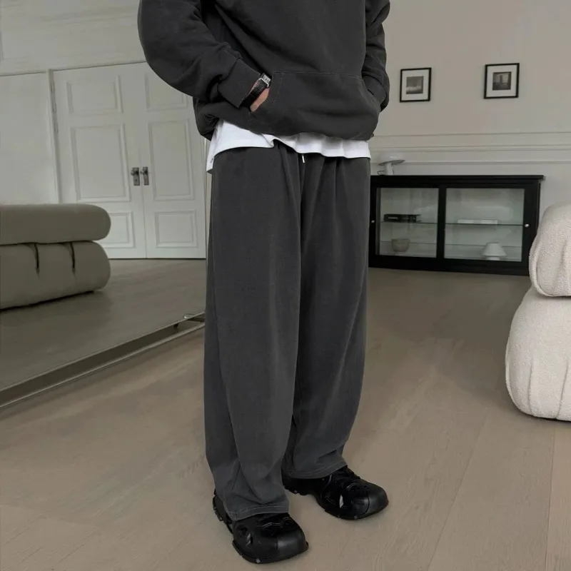 RT No. 25004 GRAY PULLOVER HOODIE & PLEATED SWEATPANTS sold by Real Takai