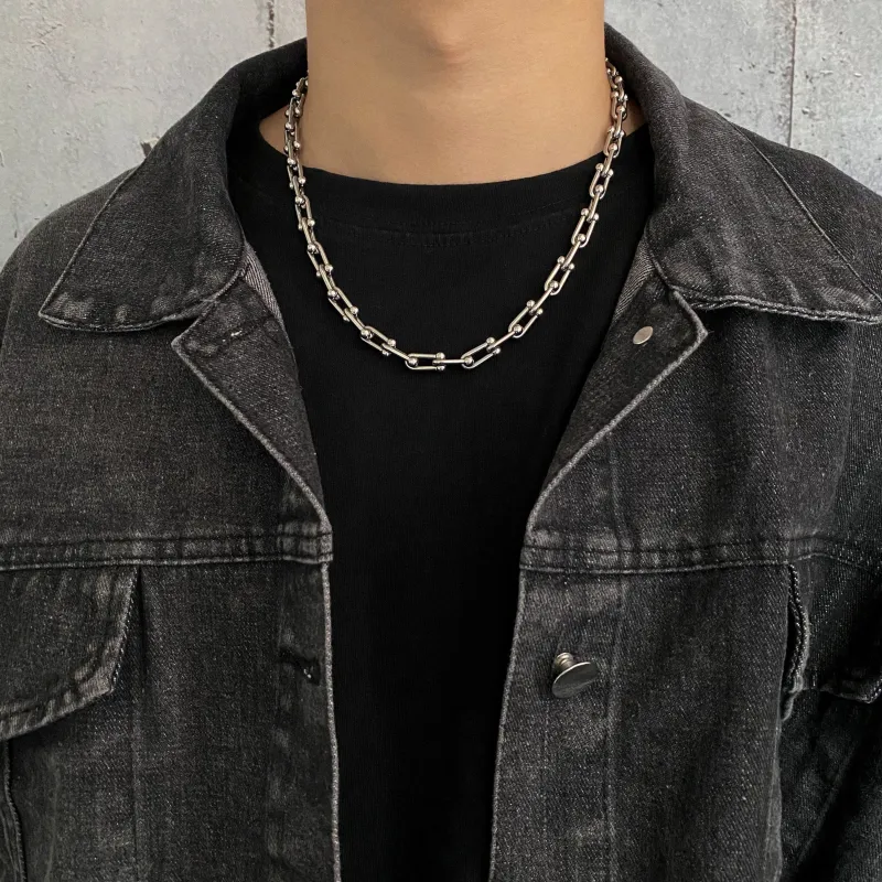U-SHAPED CHAIN NECKLACE sold by Real Takai