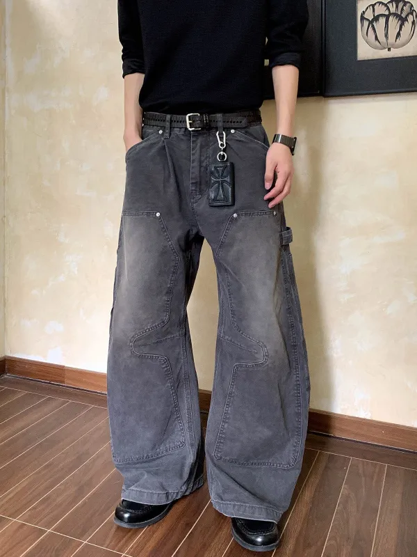 RT No. 58048 WASHED LUMBERJACK SCIMITAR PANTS sold by Real Takai