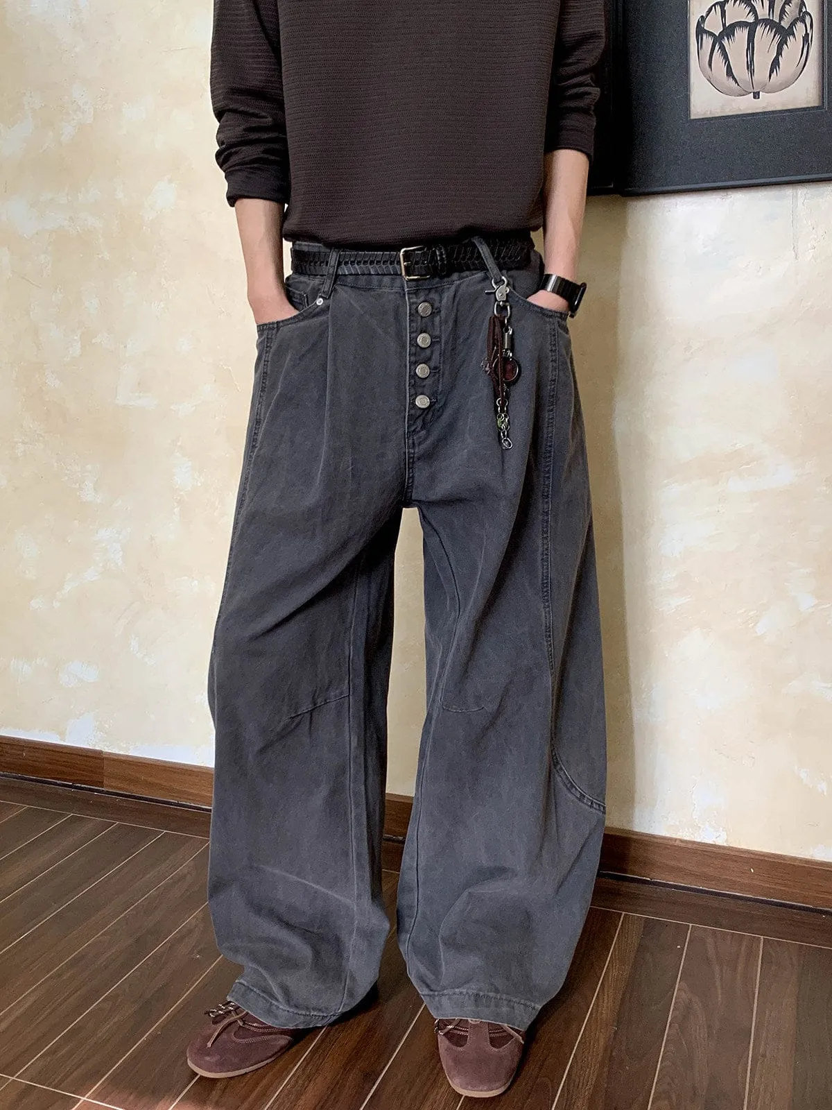 RT No. 58047 RECONSTRUCTED SCIMITAR CARGO PANTS sold by Real Takai product image thumbnail 2