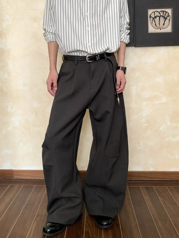 RT No. 58046 PLEATED SCIMITAR WIDE PANTS sold by Real Takai