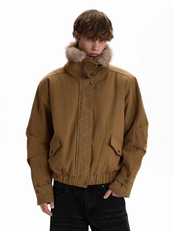 RT No. 58035 JIIN FUR COLLAR JACKET sold by Real Takai