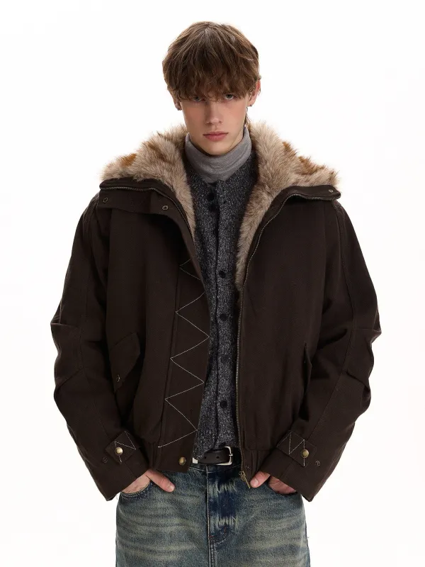 RT No. 58034 JIIN FUR COLLAR JACKET sold by Real Takai