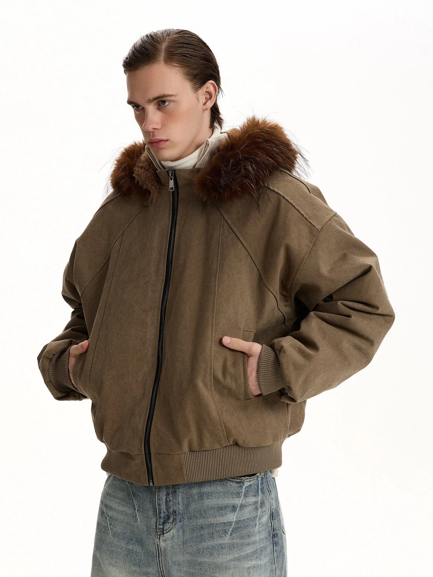 RT No. 58015 RECONSTRUCTED FUR COLLAR JACKET sold by Real Takai product image thumbnail 4