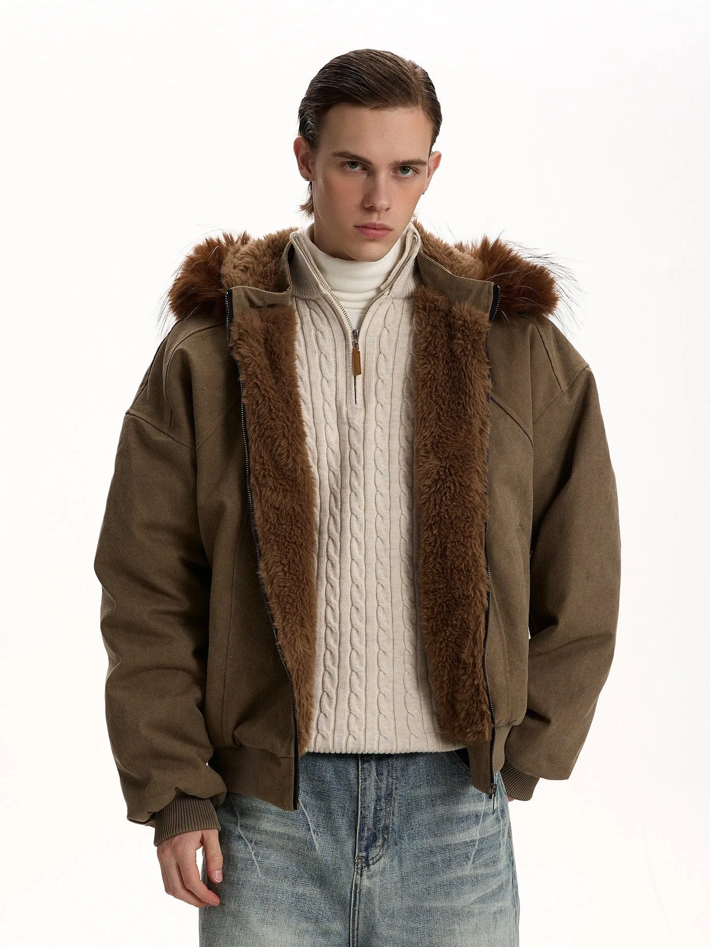 RT No. 58015 RECONSTRUCTED FUR COLLAR JACKET sold by Real Takai product image thumbnail 5