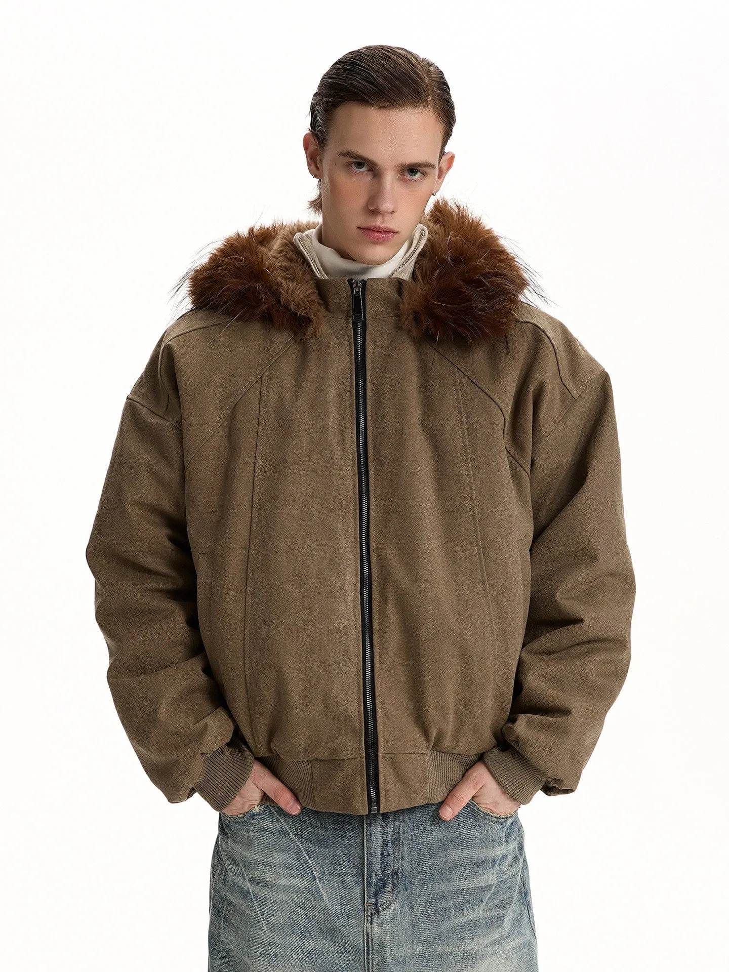 RT No. 58015 RECONSTRUCTED FUR COLLAR JACKET sold by Real Takai product image thumbnail 2