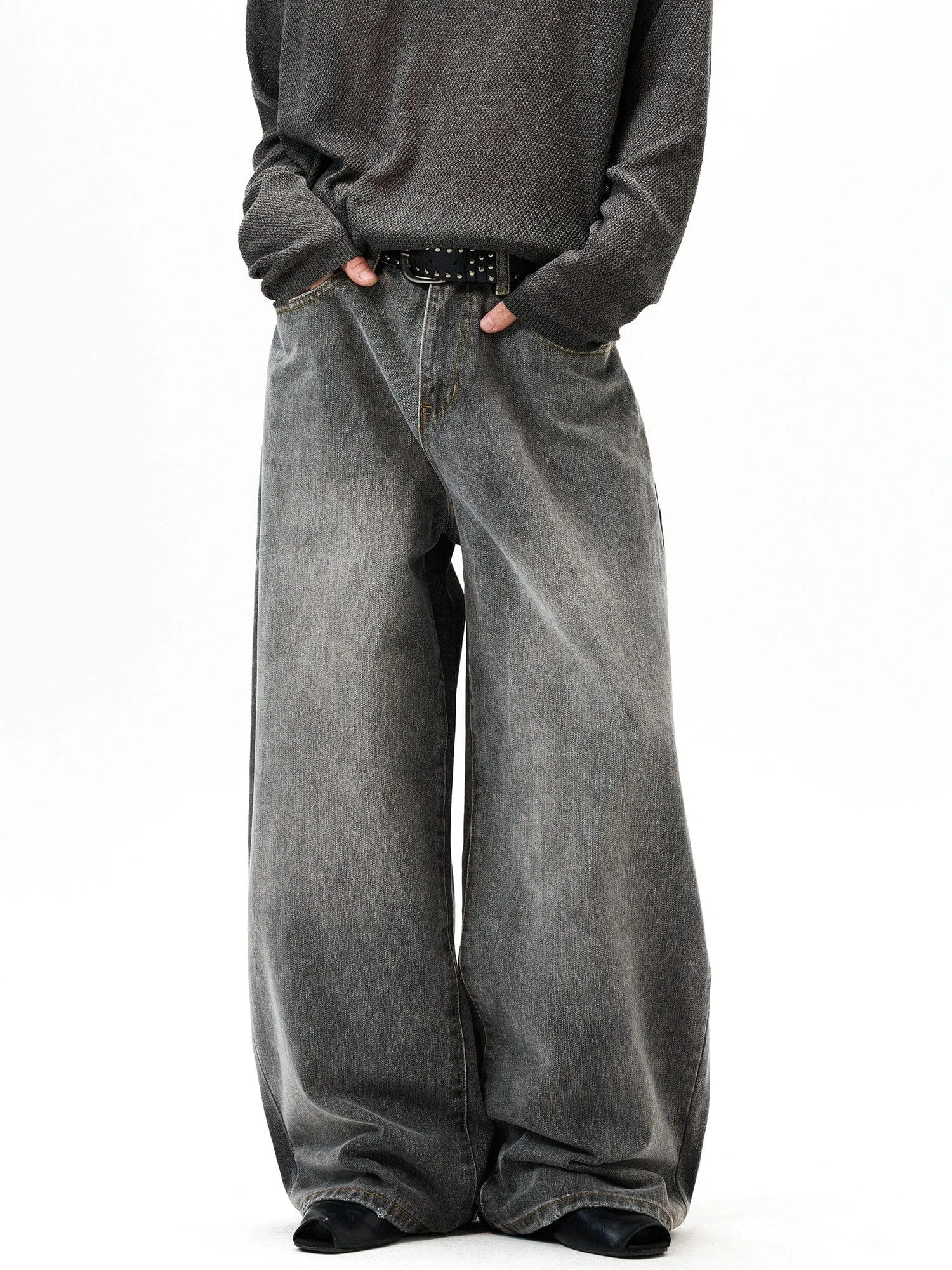 RT No. 55122 WASHED WIDE BAGGY JEANS sold by Real Takai product image thumbnail 4