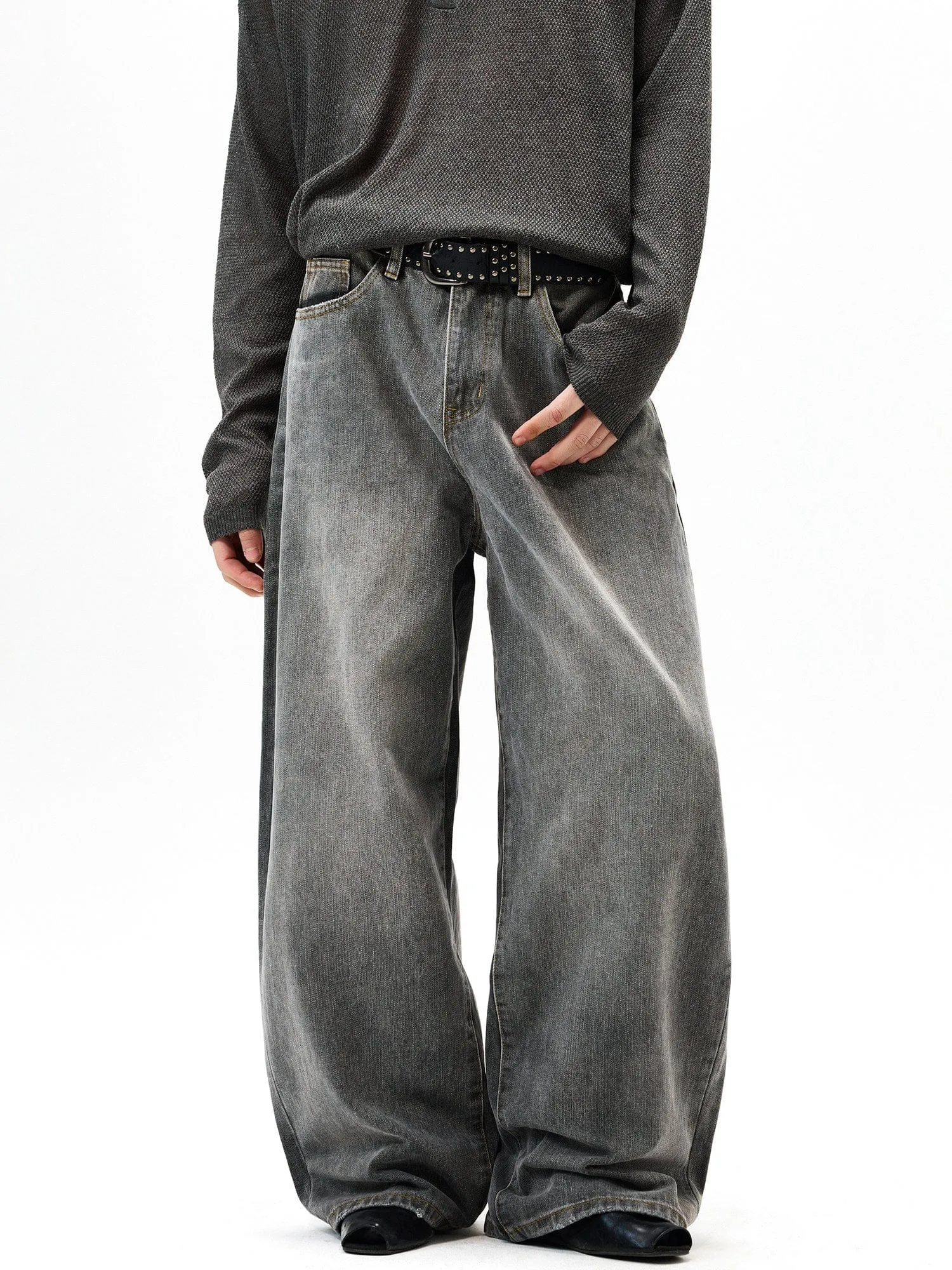 RT No. 55122 WASHED WIDE BAGGY JEANS sold by Real Takai product image thumbnail 2