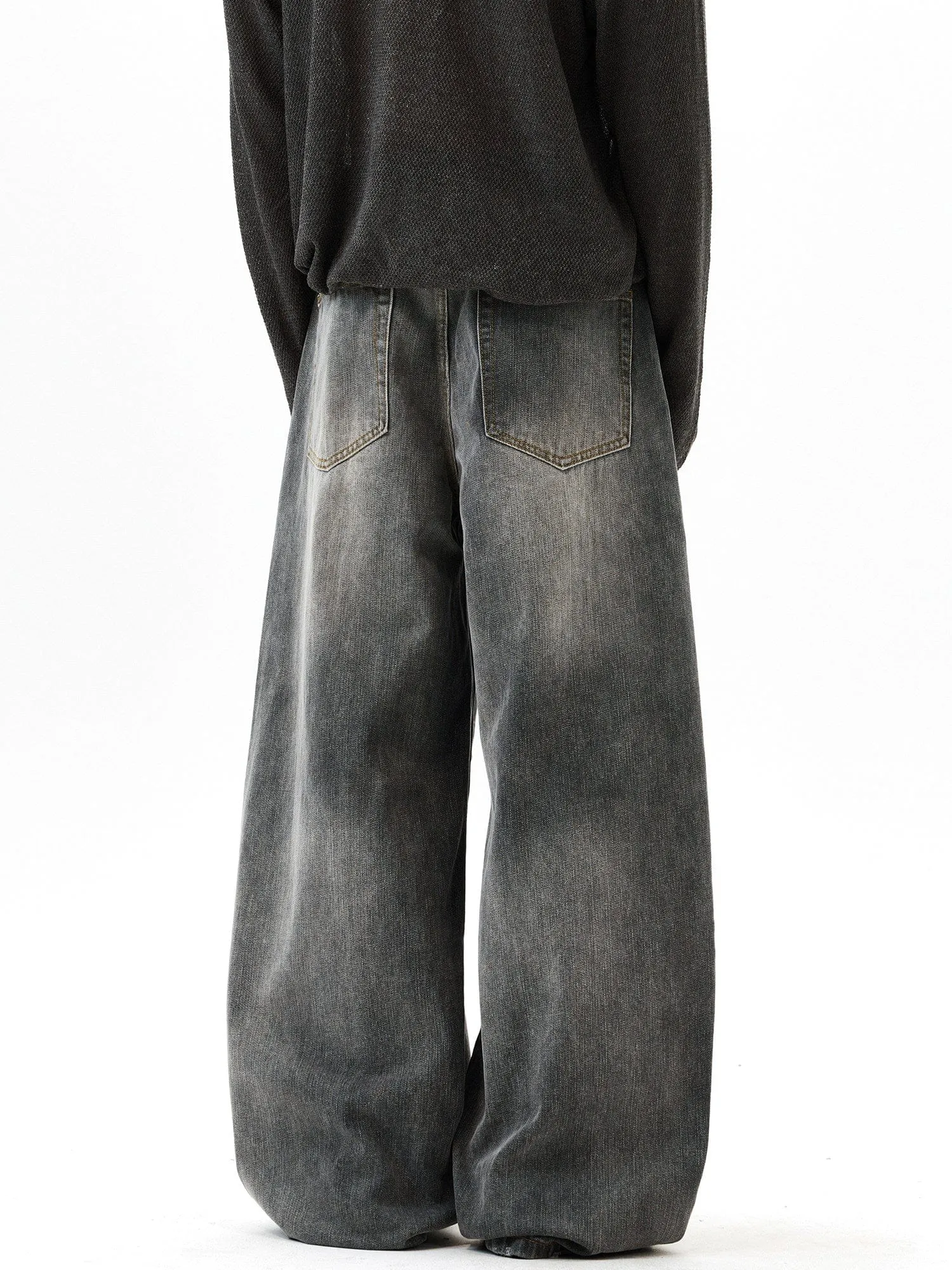 RT No. 55122 WASHED WIDE BAGGY JEANS sold by Real Takai product image thumbnail 5