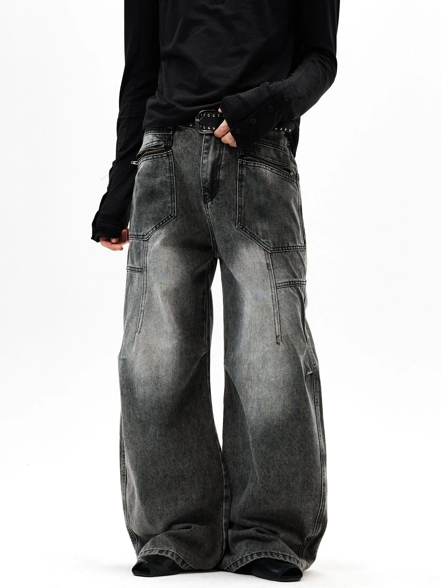 RT No. 55115 RECONSTRUCTED BAGGY STRAIGHT JEANS sold by Real Takai product image thumbnail 4