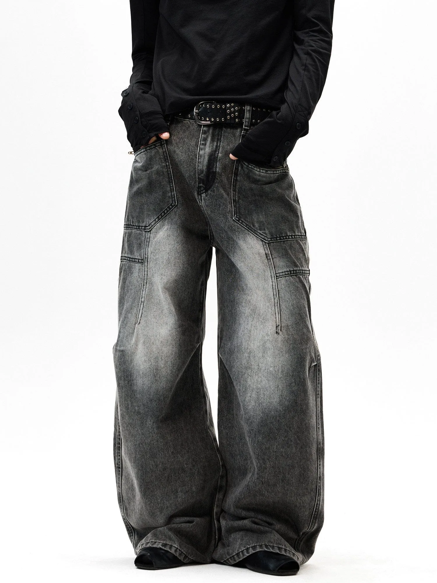 RT No. 55115 RECONSTRUCTED BAGGY STRAIGHT JEANS sold by Real Takai product image thumbnail 2
