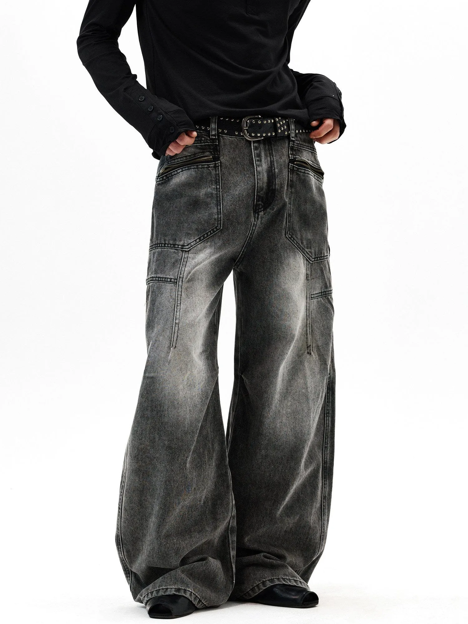 RT No. 55115 RECONSTRUCTED BAGGY STRAIGHT JEANS sold by Real Takai product image thumbnail 3