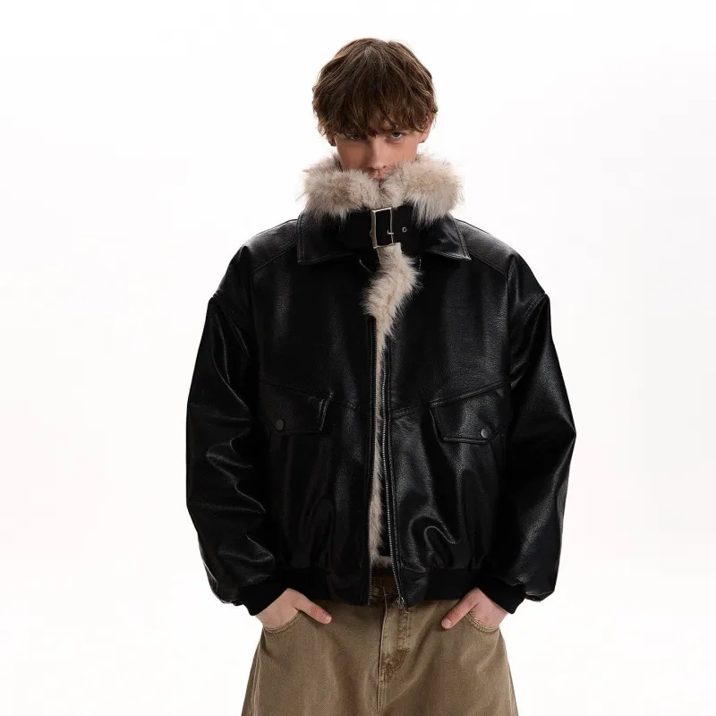 RT No. 55104 MOUNTAIN WOLF LEATHER JACKET sold by Real Takai