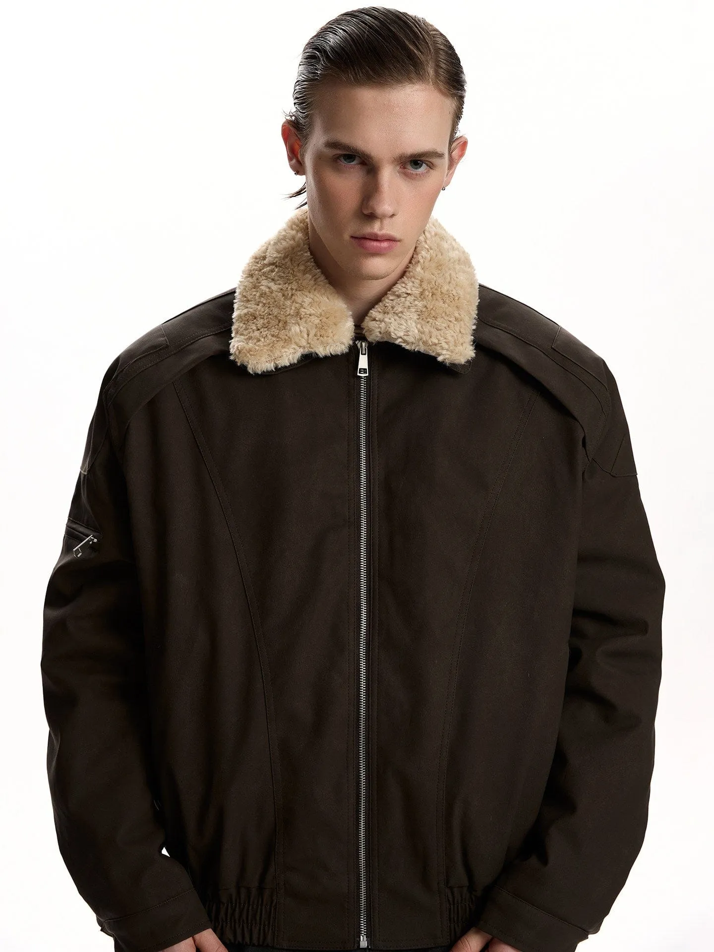 RT No. 59027 SILHOUETTE FUR COLLAR JACKET sold by Real Takai product image thumbnail 3